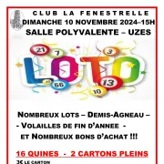 Loto le 10-11-2024 - Salle Polyvalente à Uzès