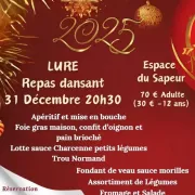 Repas dansant Nouvel An 2025 - LURE