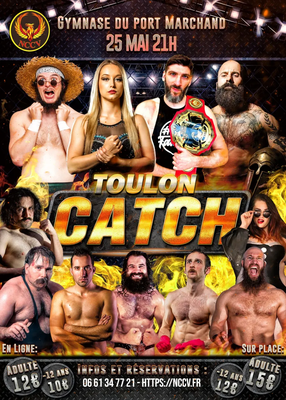 Gala de catch Toulon : date, horaires, tarifs