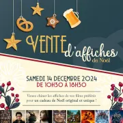 Vente d'affiches de Noël - Cinéma Vox