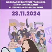 Manifestation contre les violences sexistes, sexuelles et les violences de genre