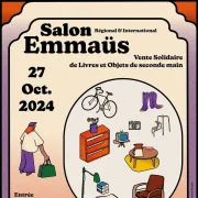 Salon international Emmaüs - vente de livres et d'articles de seconde main