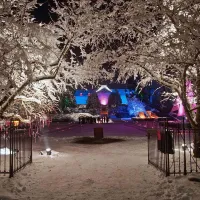 Le parc de Wesserling sous la neige... &copy; Photo: Parc de Wesserling