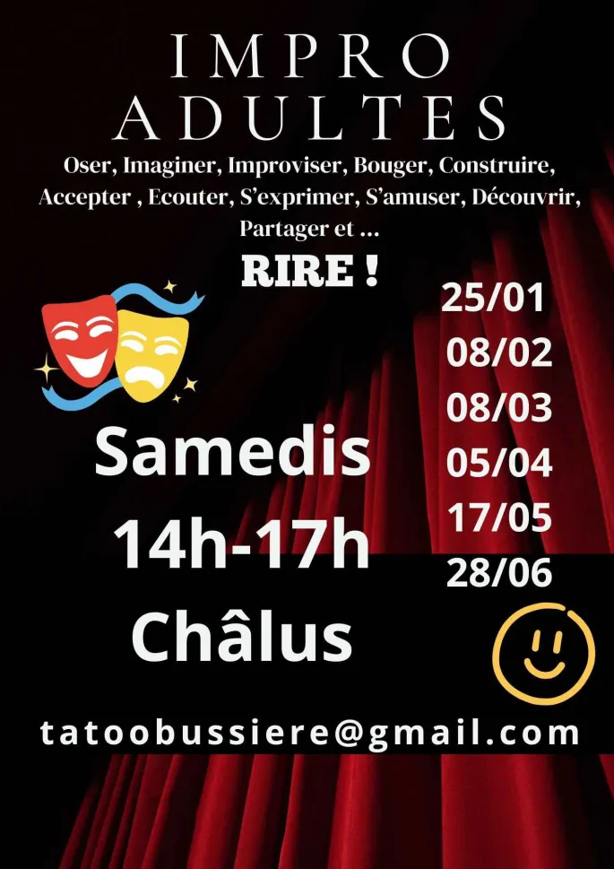 Théâtre Impro Adultes Châlus