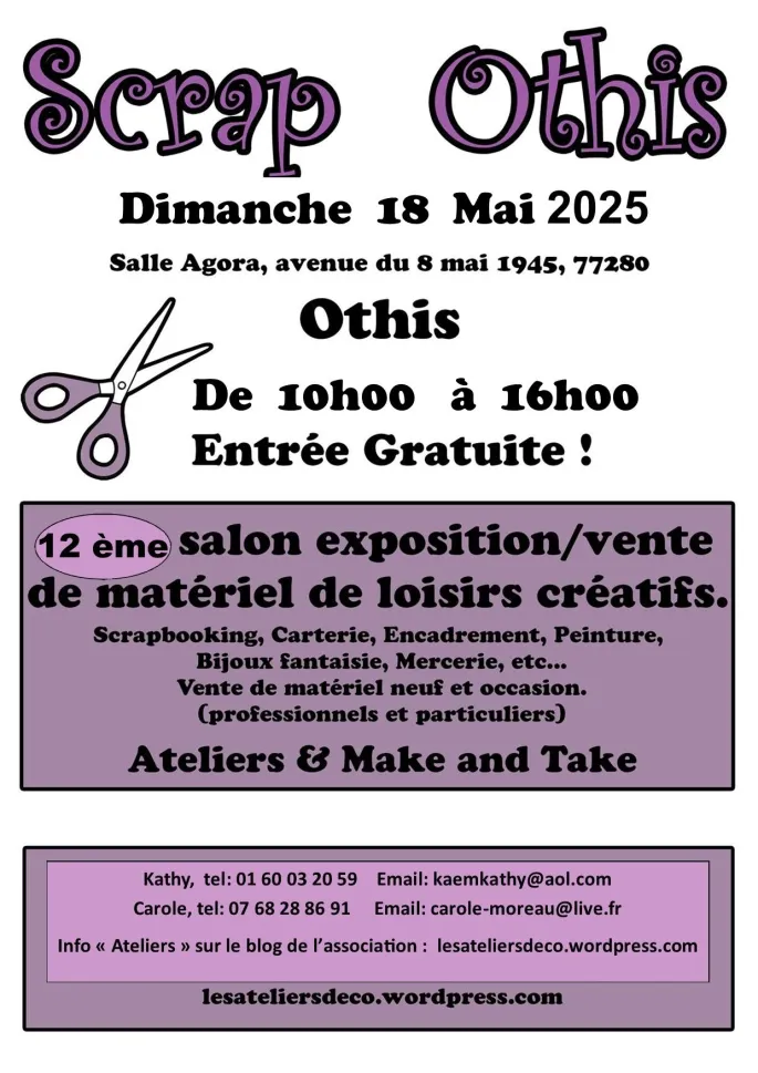 Scrap Othis : Salon de loisirs créatifs, scrapbooking 