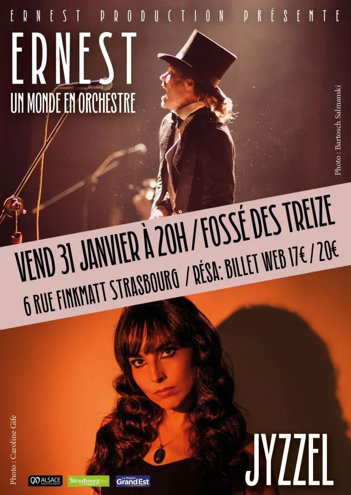 Ernest + Jyzzel 31 Janvier au Fossé des Treize Strasbourg