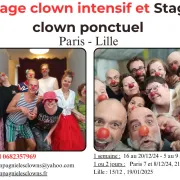 Stage clown intensif et stage clown ponctuel Paris - Lille