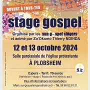 Stage Gospel animé par les Sun Gospel Singers