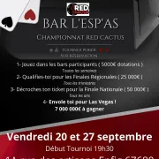 Tournoi de poker Redcactus