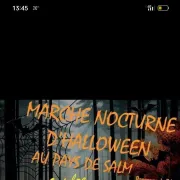 Marche nocturne d'halloween aux pays de salm 