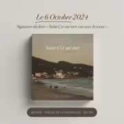 Dédicace : Saint-Cyr sur mer vue avec le cœur de Yvan Maubé & Clara Pourcelly