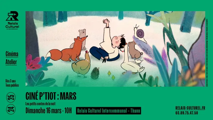 Ciné P’tiot – Mars – Les petits contes de la nuit