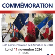 106e Commémoration de l\'Armistice de 1918