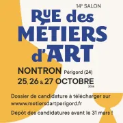 14ème salon Rue des Métiers d\'Art à Nontron