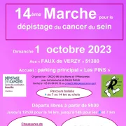 15ème Marche pour le dépistage du Cancer du Sein aux Faux de Verzy