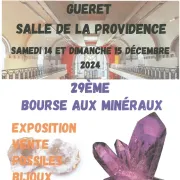 28ème Bourse, exposition et ventes aux minéraux, fossiles et bijoux