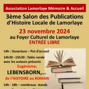 3ème Salon des publications d’histoires locales à Lamorlaye