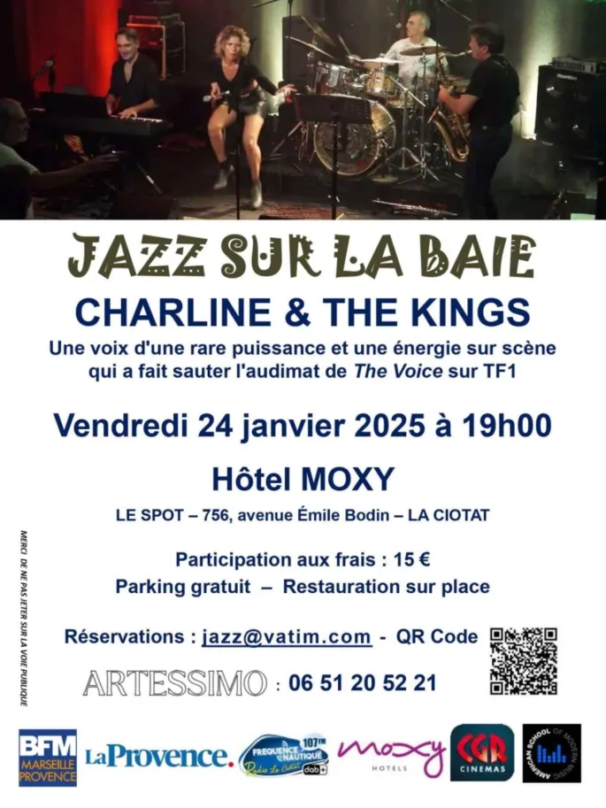 7ème Jazz sur la Baie - Concert Charline & The Kings