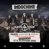 Après 4 Accor Arena complet, Indochine annonce 2 nouvelles dates à Paris  DR