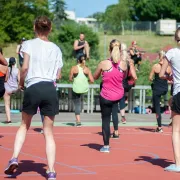 Activité sportive au centre social La Parenthèse