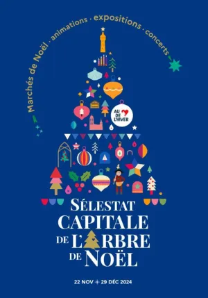 L'affiche des animations de Noël à Sélestat