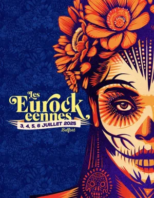 Une belle Catrina orne l'affiche des Eurocks 2025