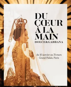 L'affiche de l'exposition Dolce & Gabbana