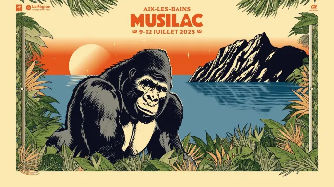 L'affichage de Musilac 2025, en plein dans la jungle