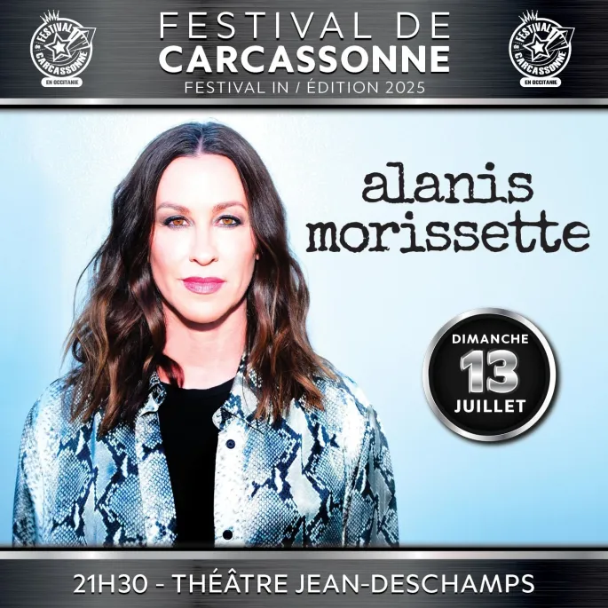 Alanis Morissette au Festival de Carcassonne 2025