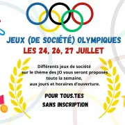 Animation-Jeux (de société) olympiques - La Cité des jeux