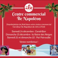 Des animations pour Noël au Centre Commercial Ile Napoléon DR