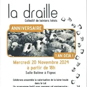 Anniversaire de la draille: célébrons ensemble la laine du Lot!