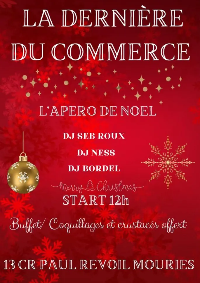 Apéro de Noël au Café du Commerce