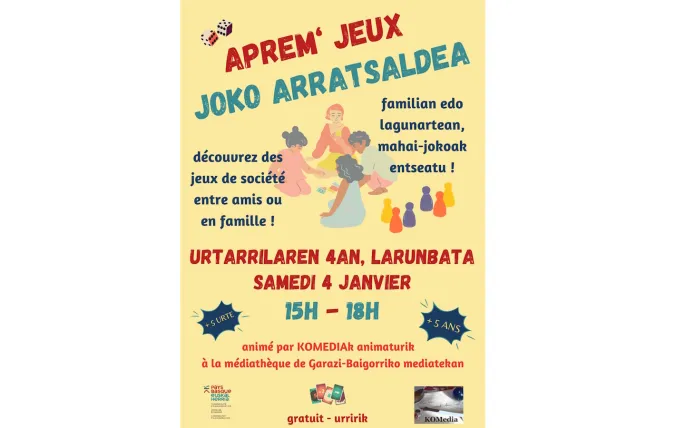 Aprem'jeux : joko arratsaldea