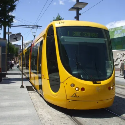 Arrêt Cernay  - Tramtrain de Mulhouse