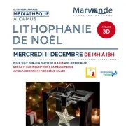 Atelier 3D  Lithophanie de Noël à la Médiathèque