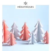 Atelier  à Cajarc : origamis givrés