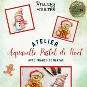 Atelier Aquarelle Pastel De Noël- Médiathèque