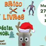 Atelier bricolivres de Noël (7-10 ans)