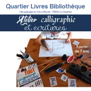 Atelier calligraphie et écriture