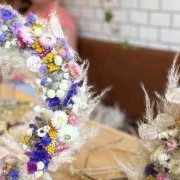 Atelier Couronne De Fleurs Séchées