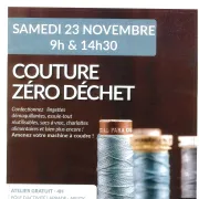 Atelier couture zéro déchet