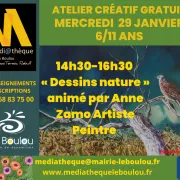 Atelier Créatif 2 Temps « Dessins Nature »