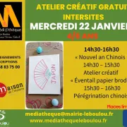 Atelier Créatif 4 /11 Ans  « Nouvel An Chinois »