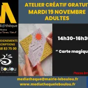 Atelier Créatif Adulte « Carte Livre Magique »