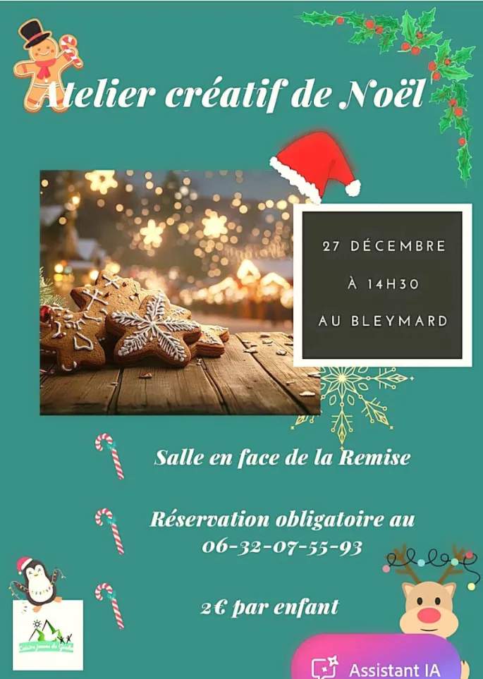 Atelier Créatif De Noël