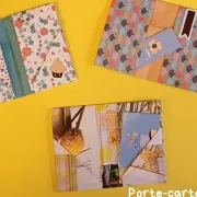 Atelier créatif jeunesse : réalisation d'un porte-cartes en origami