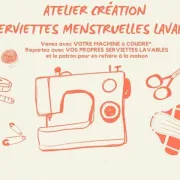 Atelier création de serviettes menstruelles