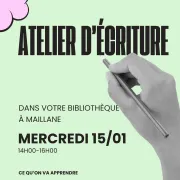 Atelier d'écriture novembre