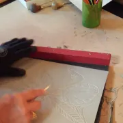 Atelier de Pratique Artistique Linogravure à l\'AMI